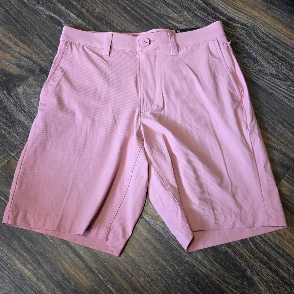 FLX Golf Shorts Women 30 Pasadena Pink 9-in Inseam 4-Way Stretch NWT MX51V103RS2